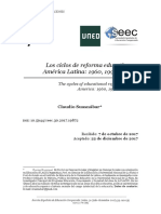 Art SUASNABAR Los Ciclos de Reforma Educativa en Aca Latina