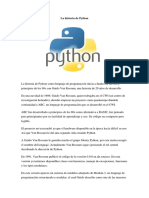 La Historia de Python