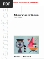 Semantics John Saeed 3rd Edition PDF Angelahadl