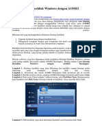 Cara Kloning Harddisk Windows Dengan AOMEI Backupper PDF