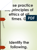 Quiz 1 Ethics