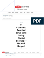 11 Command Terminal Linux Yang Sering Dipakai Seorang IT Network Support - Pintar Komputer
