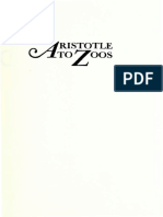 Peter Medawar - J.S. Medawar - Aristotle To Zoos - A Philosophical Dictionary of Biology-Harvard University Press (1985)