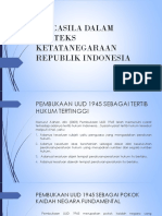 Pancasila dalam konteks ketatanegaraan republik indonesia ppt