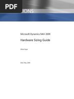 Hardware Sizing Guide For Microsoft Dynamics NAV 2009