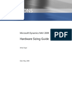 Hardware Sizing Guide For Microsoft Dynamics NAV 2009