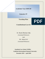 TP - Constitutional Law II - December'19-April'20 PDF