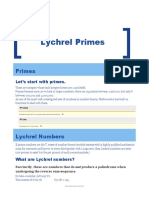 Prime Lychrels