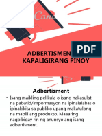 Adbertisment Sa Kapaligirang Pinoy