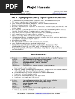 PKI Consultant - Wajid Hussain