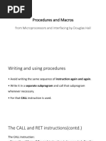 9 - Procedures and Macros