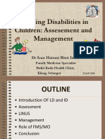 Assessing and Managing Learning Disabilities in Children