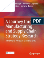 A Journey Through Manufacturing and Supply Chain Strategy Research A Tribute To Professor Gianluca Spina