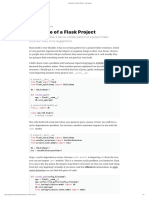 Structure of a Flask Project