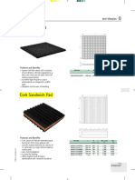 Cork Sandwich Pad Data Sheet