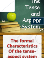 Structure of English The Tense Aspect System