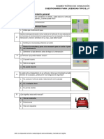 Examen teórico de conducción: Preguntas y respuestas para licencias tipo B y F