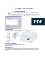 ANSYS Workbench 3D Fluid Analysis