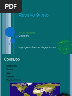 Revisão 9º ano
