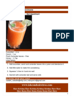 Carrot Cucumber Juice PDF