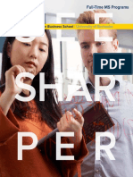 SimonBusiness School Full-Time MS Viewbook 2019 PDF