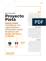 Proyecto Pietà: capacitación y reinserción social de presos en Perú