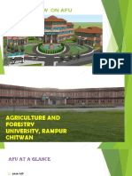 Agriculture and Forestry University Rampur, Chitwan