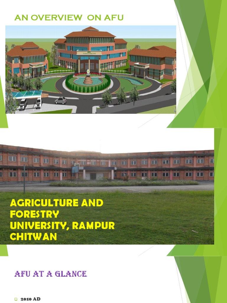Agriculture and Forestry University Rampur, Chitwan | PDF | Agriculture ...