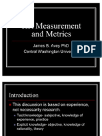 HR Measurement and Metrics
