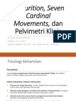 Kuliah Penyegaran Parturition, 7 cardinal movements, pelvimetri