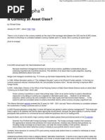 Currency as Asset Class