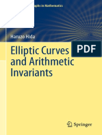 Hida Elliptic Curves and Arithmetic Invariants