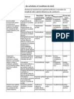 Plan de activitate al Consiliului de etică