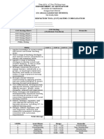 CLASSROOM OBSERVATION TOOL (COT) RATING CONSOLIDATION