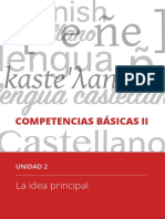 Castellano - Unidad2 - La Idea Principal