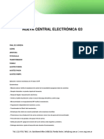 Manual Central G III