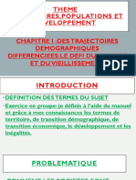 Trajectoire Demographique