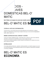 Beneficios - Autoclaves Domésticas Bel-O' Matic