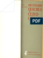 Diccionario Quechua Cusco-Kollao PDF