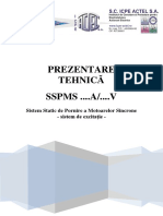 Prezentare Tehnica Sistem Static Pornire Motoare Sincrone - SSPMS