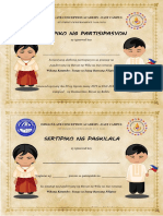 Certificiate Buwan NG Wika
