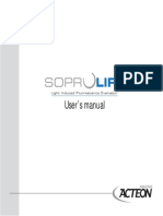 Acteon Soprolife - User's Manual