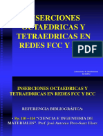 Inserciones Octaedricas y Tetraedricas