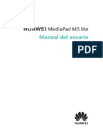 HUAWEI MediaPad M5 Lite Manual Del Usuario - (EMUI8.0 - 01, ES, Normal) PDF