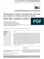 Paper Arango Antipsychotics in Children and Adolescents Increasing Use Evidence