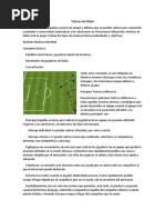 acciones tacticas futbol