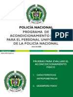 Pruebas Del Acondicionamiento Fisico. Actualizadas