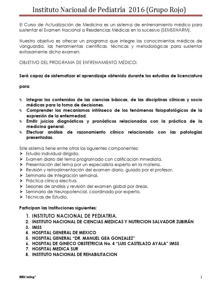 Temario Enarm 2017 PDF PDF Dominancia (Genética) Defecto cardiaco