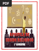 APOSTILA DE ENSINO RELIGIOSO - 1º BIMESTRE 2018 - atualizada