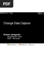 Capturing Changed Data Using SQL Server 2008 - Srikant Jahagirdar